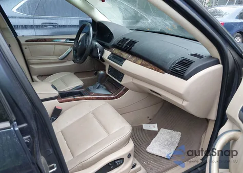 2005 BMW X5 3.0I from USA, damaged, VIN 5UXFA13575LU48776